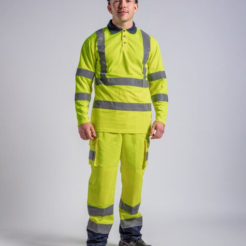 ProRTX High Visibility High visibility long sleeve polo RX715 High visibility long sleeve polo Thumbnail