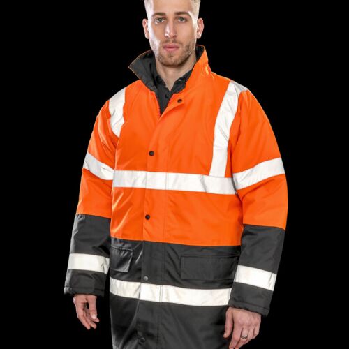 Result Core Motorway two-tone safety coat R452X Motorway two-tone safety coat Thumbnail