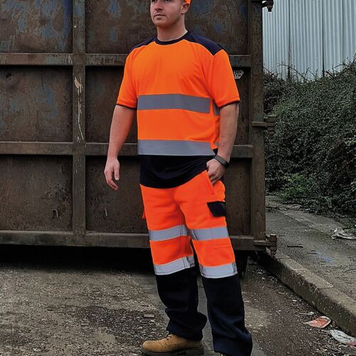 Yoko Hi-vis two-tone t-shirt (HVJ400) YK034 Hi-vis two-tone t-shirt (HVJ400) Thumbnail