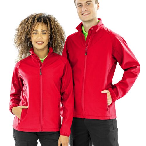 Result Genuine Recycled Men's recycled 2-layer printable softshell jacket R901M Men's recycled 2-layer printable softshell jacket Thumbnail