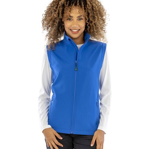 Result Genuine Recycled Women's recycled 2-layer printable softshell bodywarmer R902F Women's recycled 2-layer printable softshell bodywarmer Thumbnail