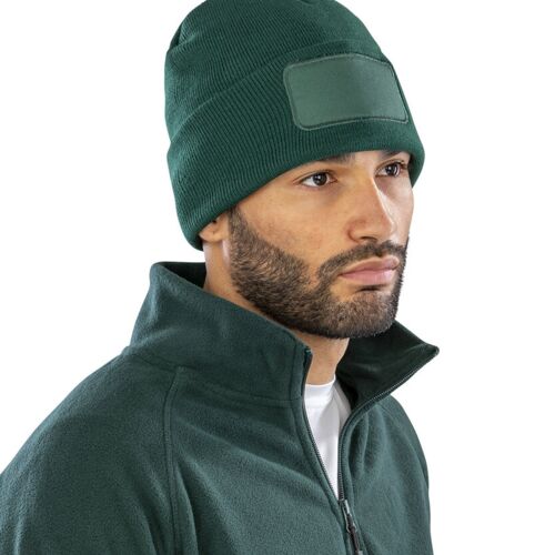 Result Genuine Recycled Recycled double knit printers beanie RC927 Recycled double knit printers beanie Thumbnail
